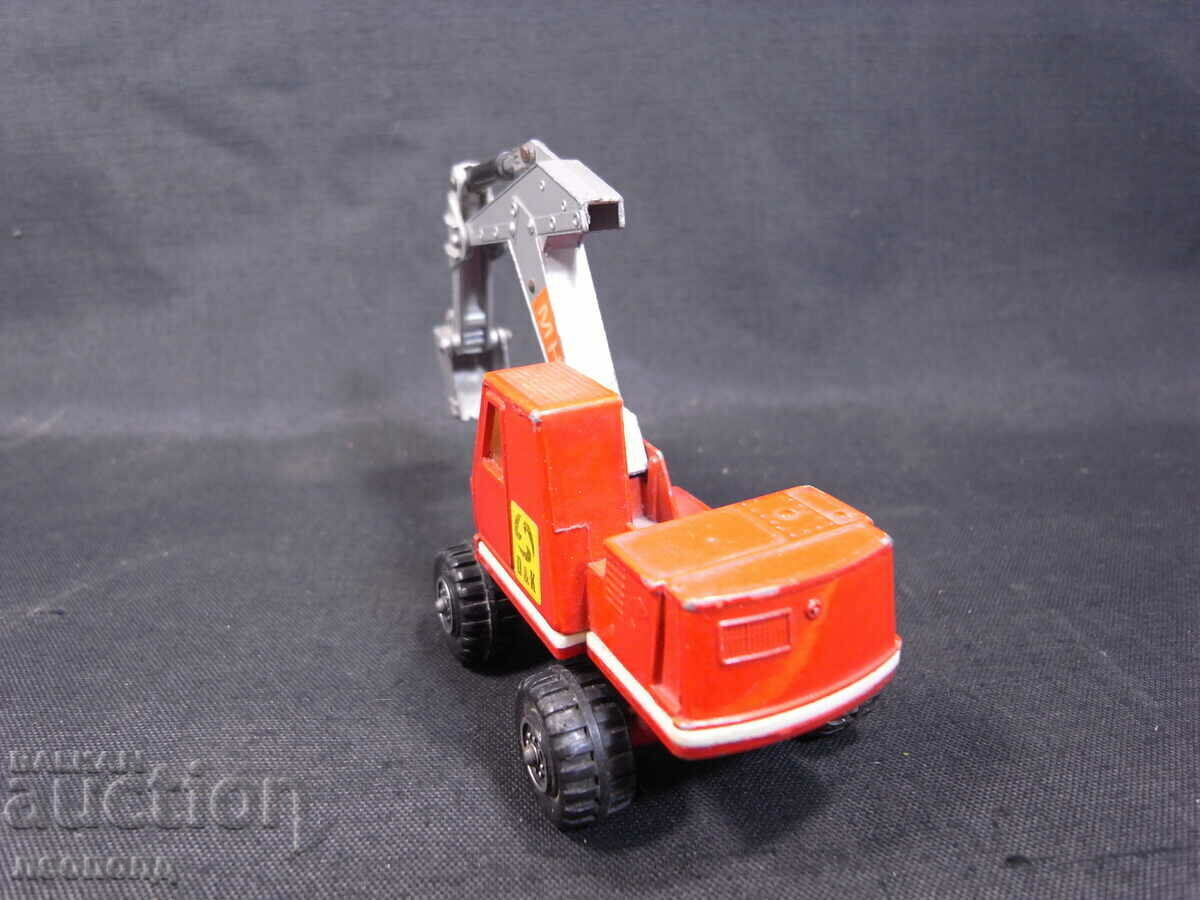 Auction OLD RETRO METAL TROLLEY EXCAVATOR MATCHBOX KING SIZE Auction OLD RETRO METAL TROLLEY EXCAVATOR MATCHBOX KING SIZE