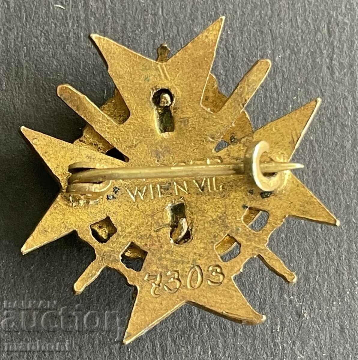 5437 Kingdom of Bulgaria badge Union of Reserve Officers with price 80.00 BGN | € 40.90