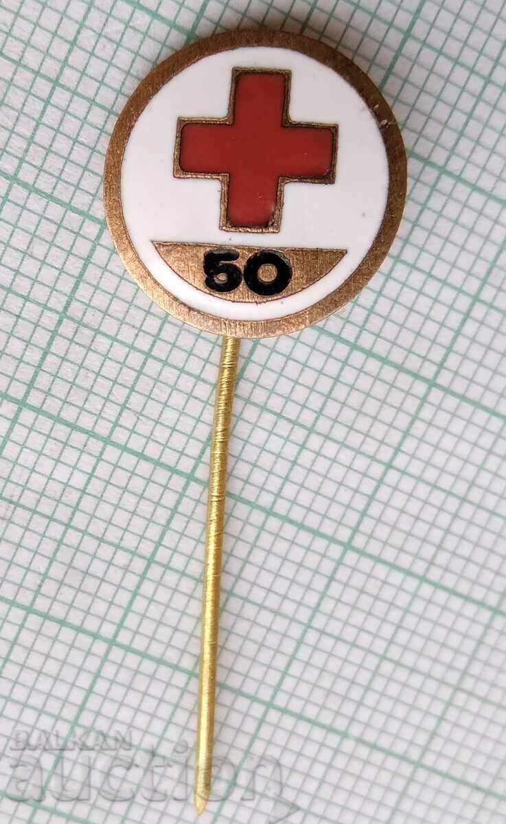 Delivery of 13801- 50 years BCHK Bulgarian Red Cross - bronze enamel