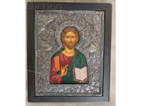 Silver Icon of Jesus Christ with Certificate