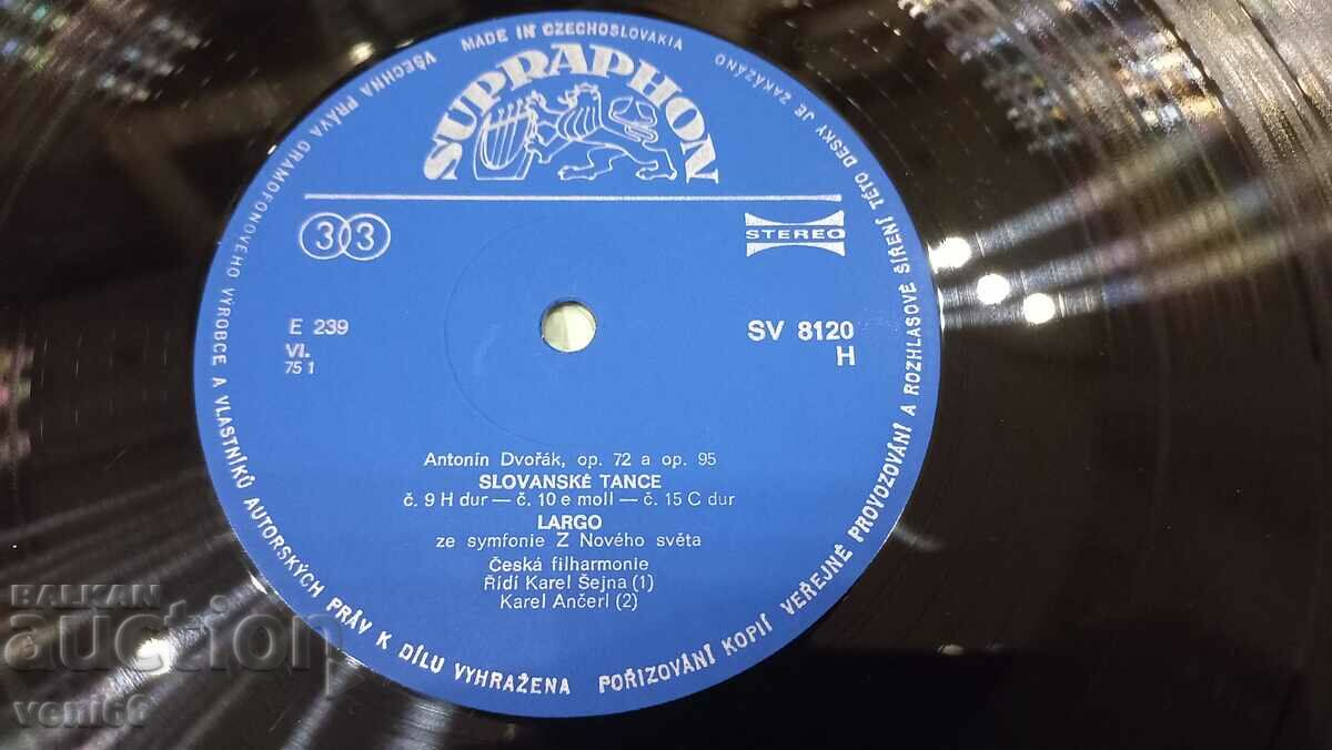 Auction Gramophone record - Slovanske tance Auction Gramophone record - Slovanske tance