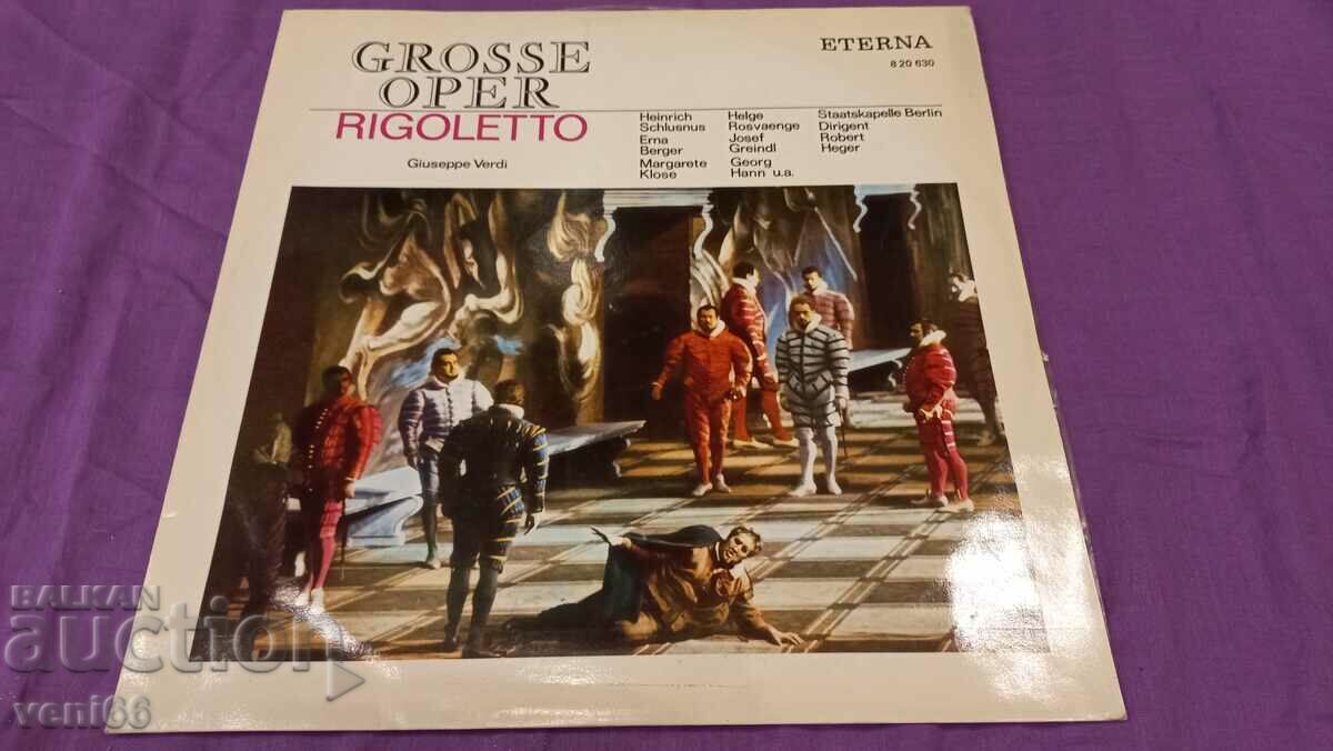 Disc de gramofon - Rigoletto