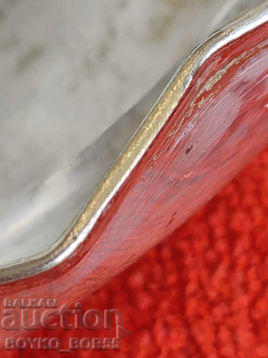 Старинна Бронзова Посребрена Фруктиера Кошница - 5