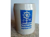 Augustiner ceramic beer mug