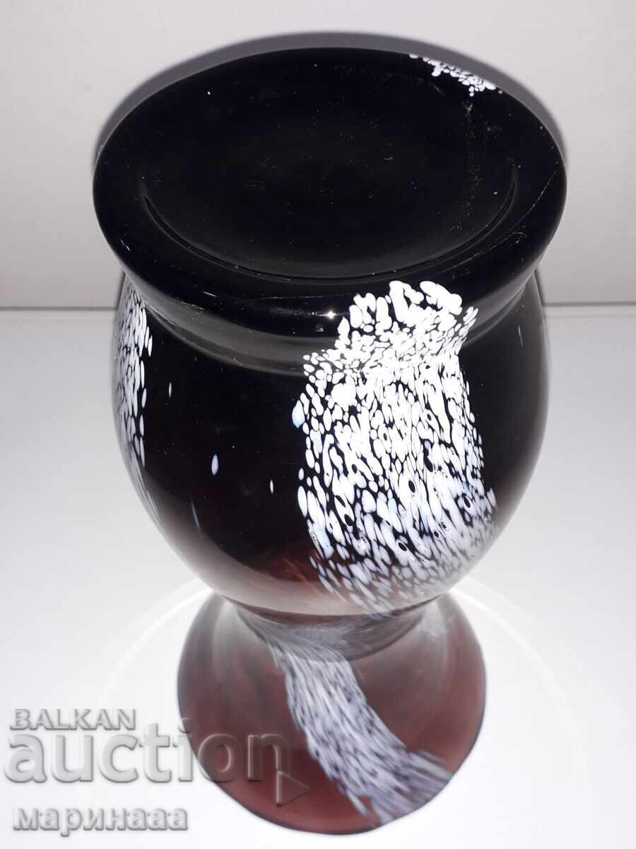 LARGE VASE. GLASS. GERMANY - 5 LARGE VASE. GLASS. GERMANY - 5