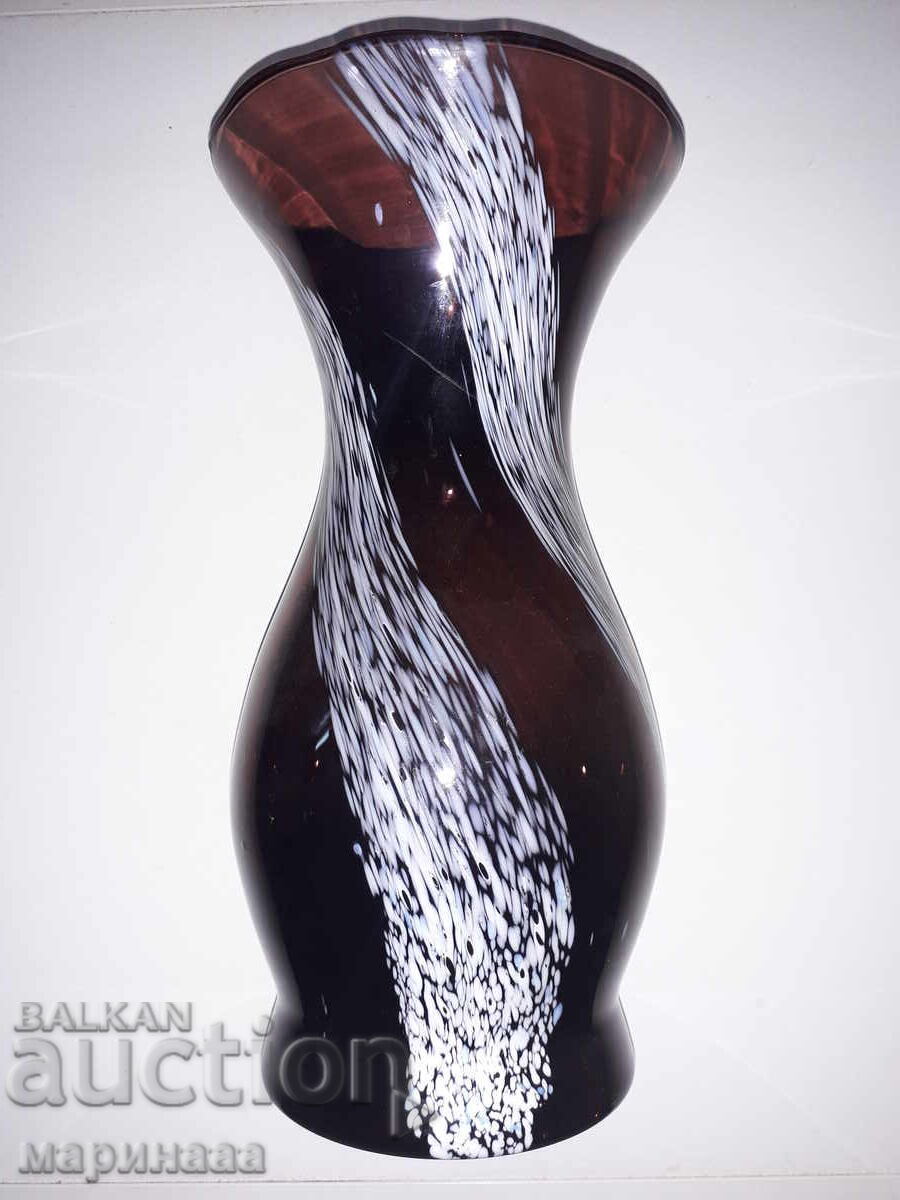 LARGE VASE. GLASS. GERMANY LARGE VASE. GLASS. GERMANY