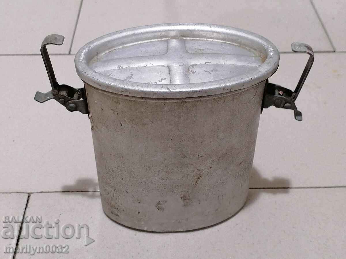 WW2 German Aluminum Food Jug with price 39.00 BGN | € 19.94 WW2 German Aluminum Food Jug with price 39.00 BGN | € 19.94