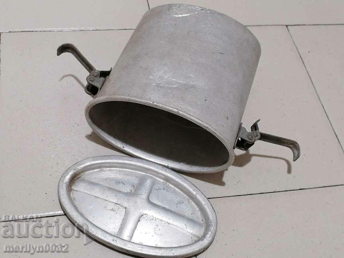 Auction WW2 German Aluminum Food Jug Auction WW2 German Aluminum Food Jug