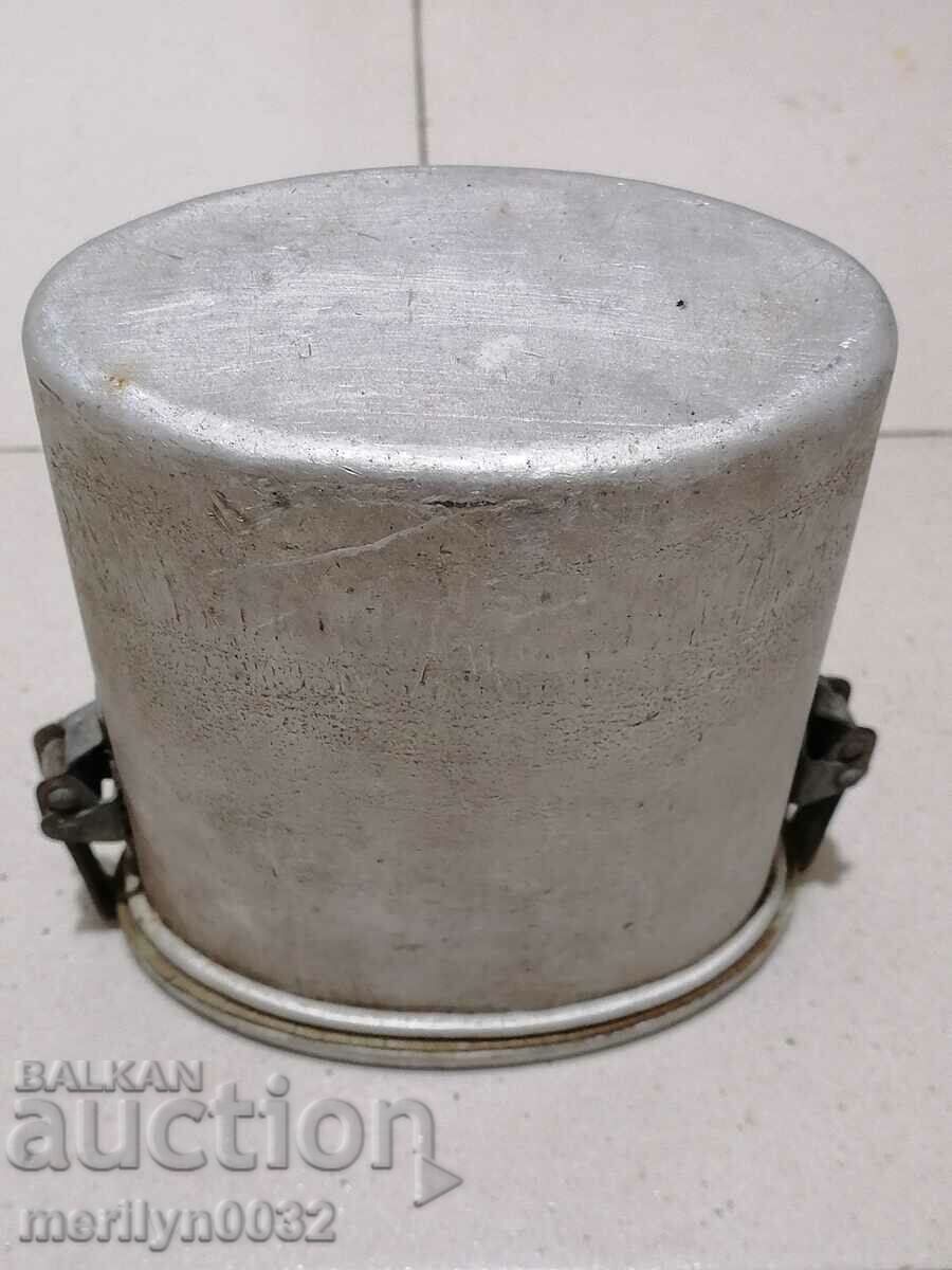 WW2 German Aluminum Food Jug - 7 WW2 German Aluminum Food Jug - 7