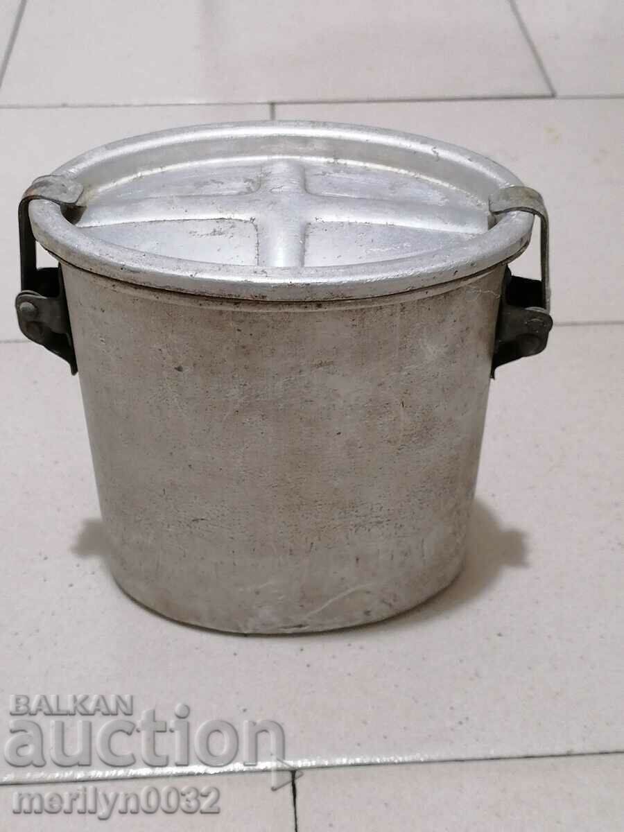 WW2 German Aluminum Food Jug