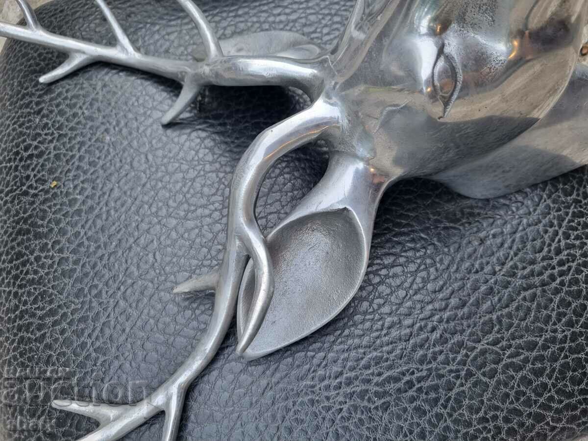 Aluminum sculpture. Deer with price 150.00 BGN | € 76.69 Aluminum sculpture. Deer with price 150.00 BGN | € 76.69