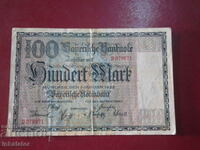 100 Marks 1922 Bavarian Bank 16 -11 cm