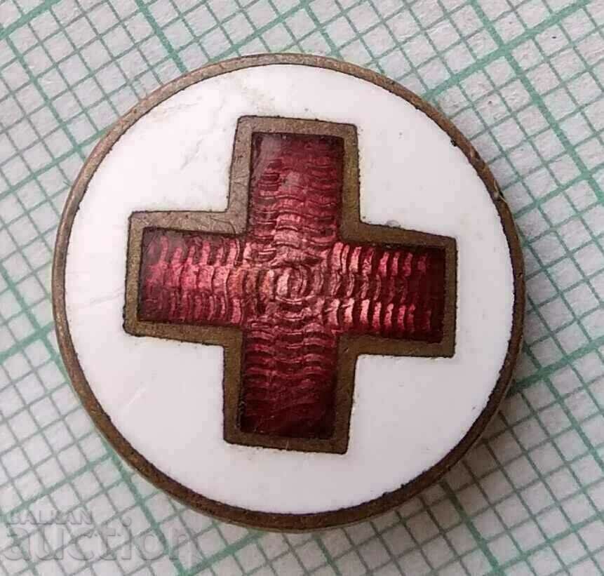 Auction 13811 Badge Red Cross diameter 16 mm screw Auction 13811 Badge Red Cross diameter 16 mm screw
