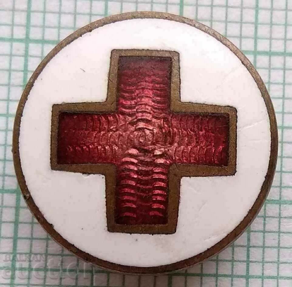 13811 Badge Red Cross diameter 16 mm screw - 5 13811 Badge Red Cross diameter 16 mm screw - 5