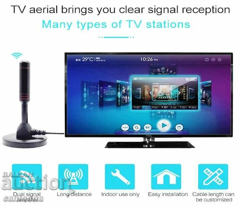 Auction Digital antenna HDTV, 4K, Antena Digital TV, USB power supply Auction Digital antenna HDTV, 4K, Antena Digital TV, USB power supply