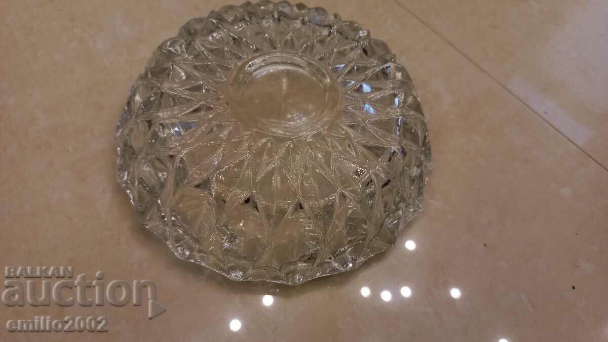 Auction Glass ashtray retro social Auction Glass ashtray retro social