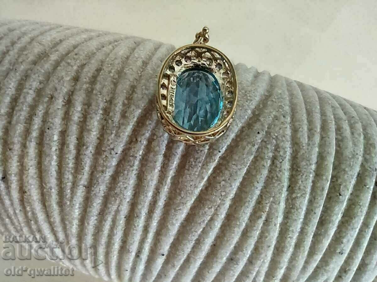 Δημοπρασία ΠΑΝΕΜΟΡΦΟ χρυσό μενταγιόν, τοπάζι και ΠΟΛΥΧΡΩΜΑΤΑ ΖΑΦΕΙΡΙΑ Δημοπρασία ΠΑΝΕΜΟΡΦΟ χρυσό μενταγιόν, τοπάζι και ΠΟΛΥΧΡΩΜΑΤΑ ΖΑΦΕΙΡΙΑ