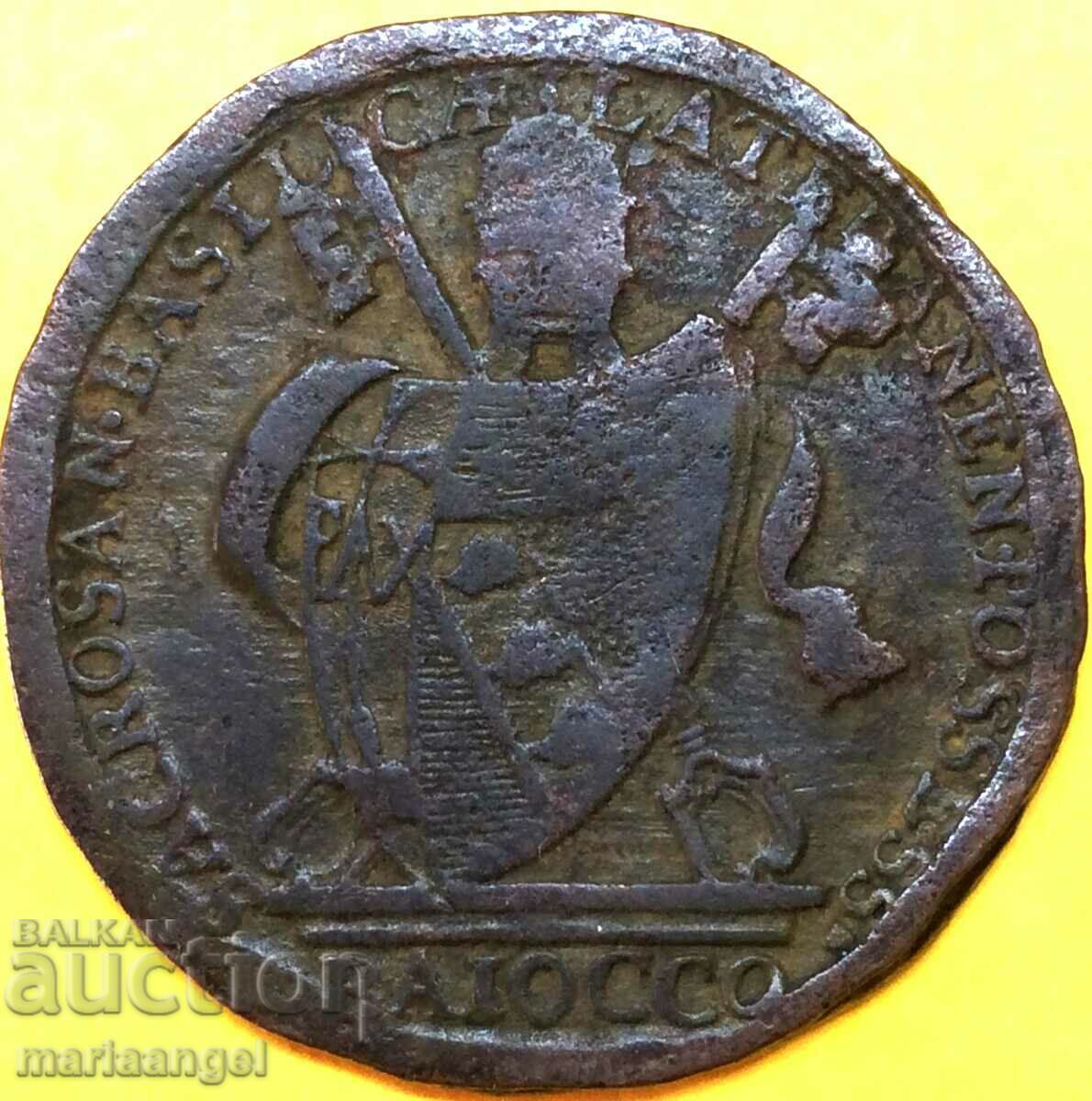 Pius VII 1 bayoko 1801 Vatican Rome 10.98g 33mm - rare