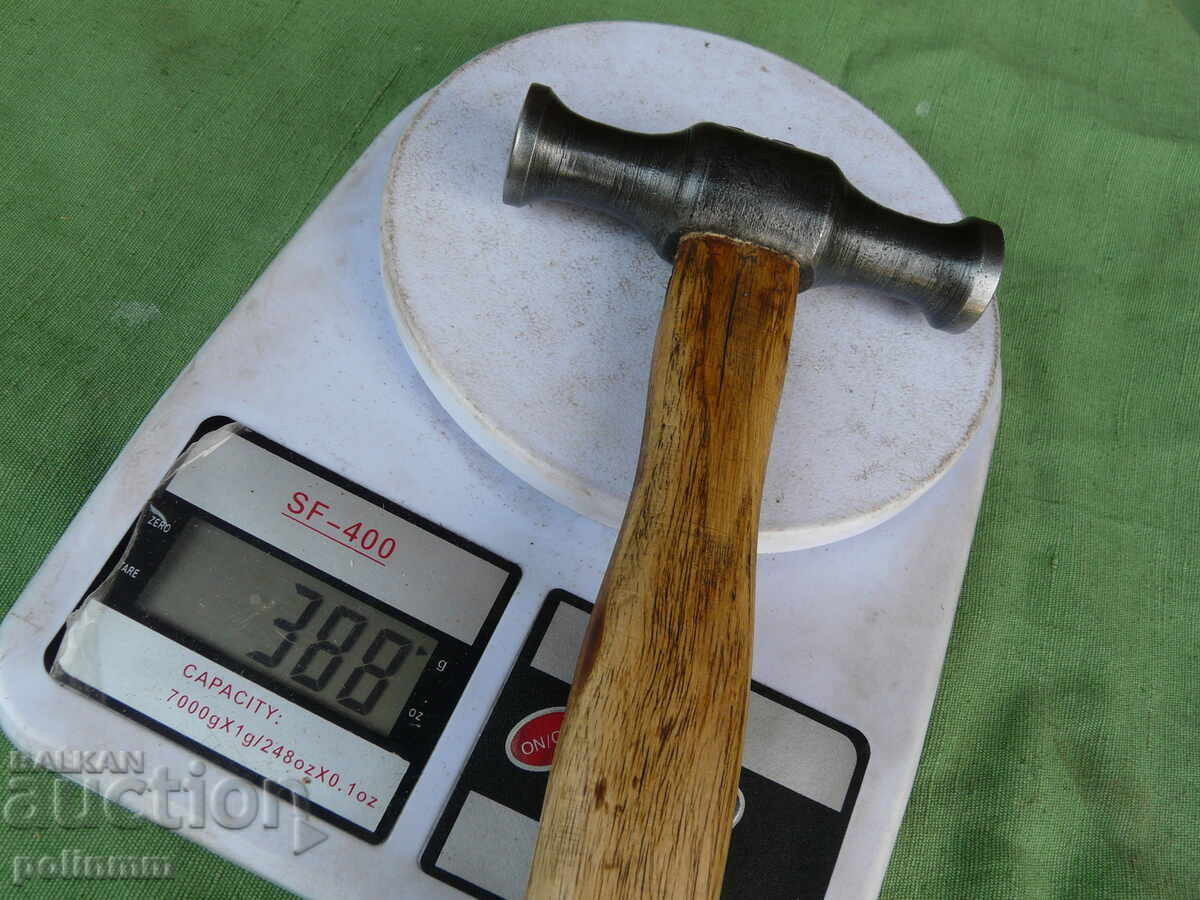 Old German Tin Hammer - 227 - 6 Old German Tin Hammer - 227 - 6