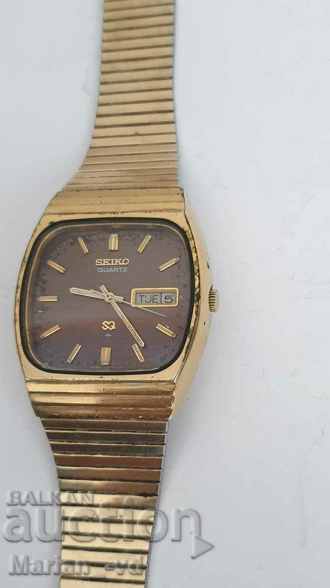 Livrarea Ceas de cuarț pentru bărbați SEIKO SQ 7123-5010 DAY/DATE