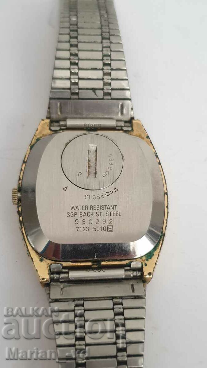 Ceas de cuarț pentru bărbați SEIKO SQ 7123-5010 DAY/DATE - 6