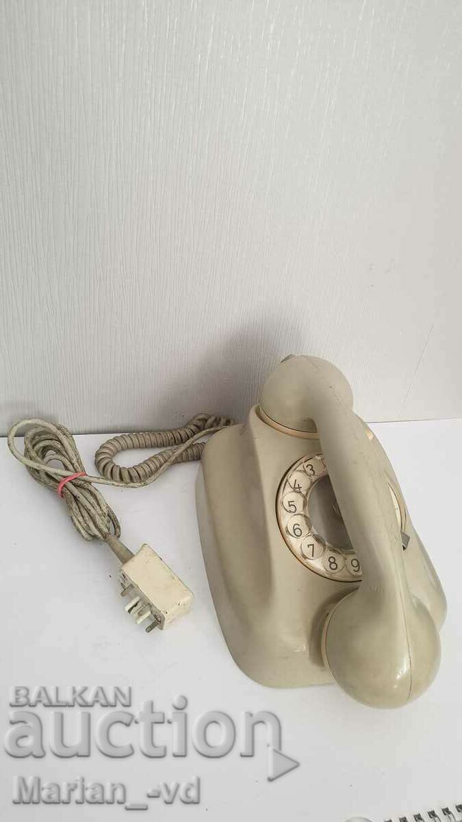 ANTIQUE SIEMENS BRAND ROTARY TELEPHONE
