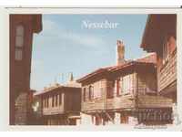 Card Bulgaria Nessebar View (Old houses) 9 *