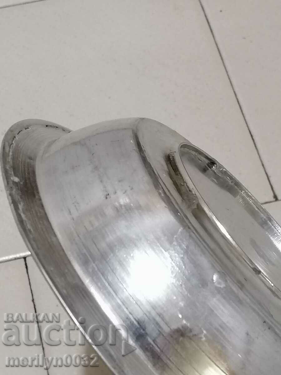 Delivery of Old tinned copper saucer, copper, pot, plate, bowl Delivery of Old tinned copper saucer, copper, pot, plate, bowl