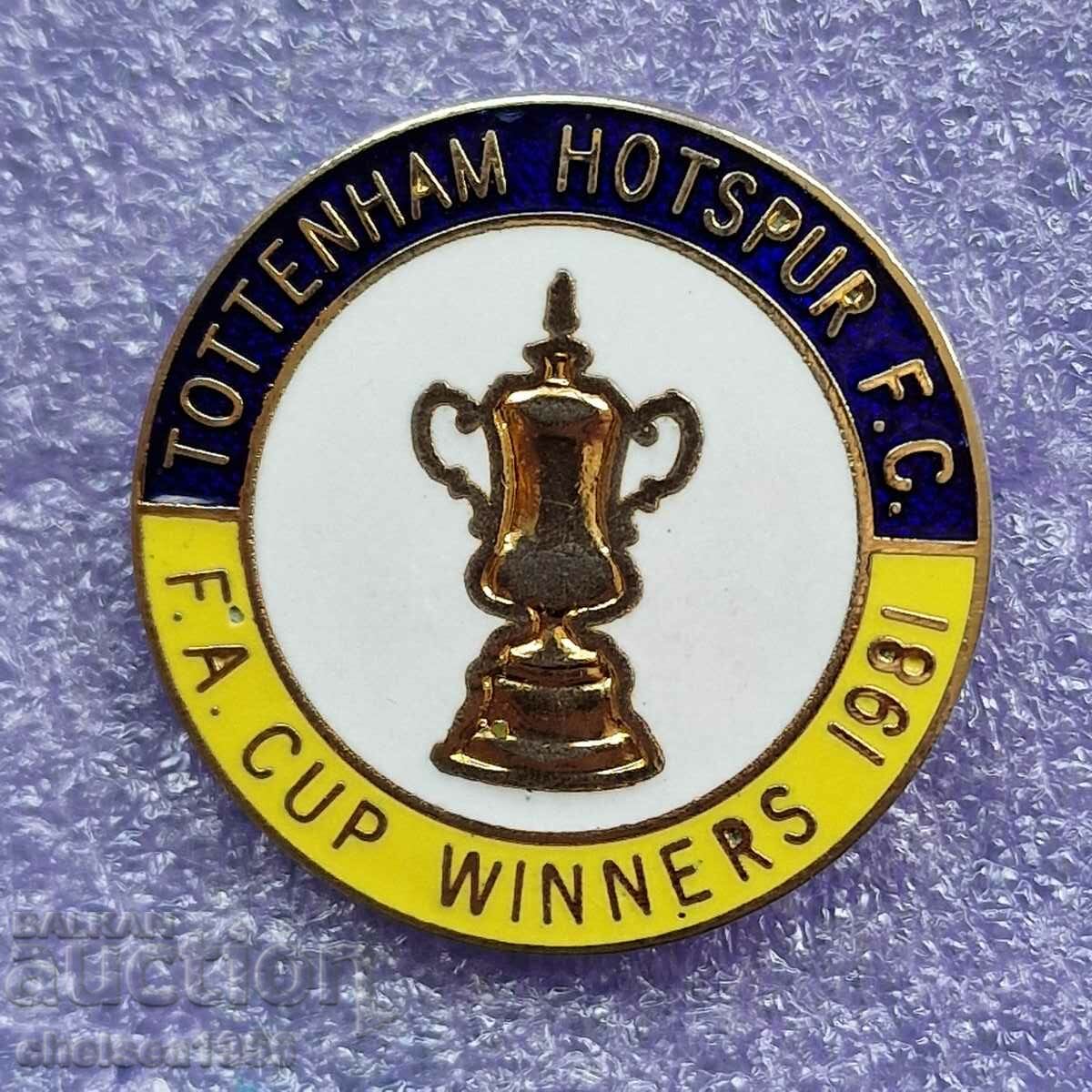 Tottenham Hotspur 1981 Badge