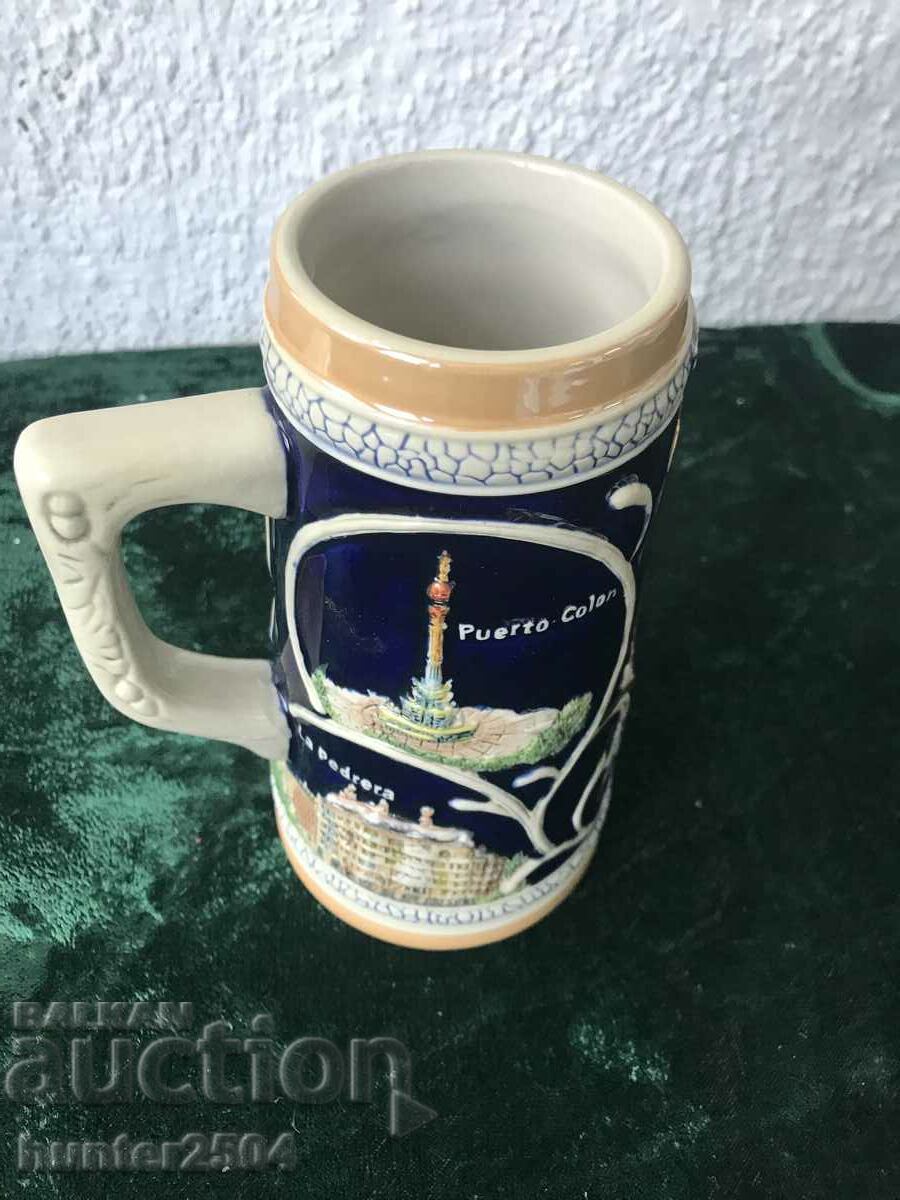 Auction  Barcelona mug-19/7 cm