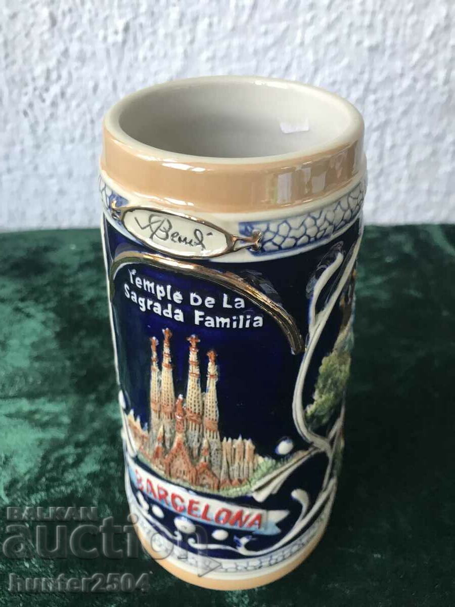 Barcelona mug-19/7 cm