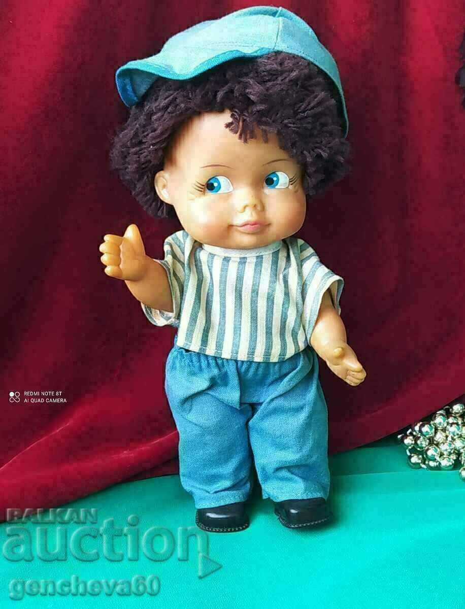 Συλλεκτική γερμανική λαστιχένια κούκλα 80s/μαρκάρισμα