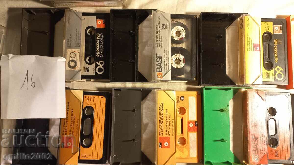 Audio cassettes 10pcs 16 with price 9.00 BGN | € 4.60 Audio cassettes 10pcs 16 with price 9.00 BGN | € 4.60
