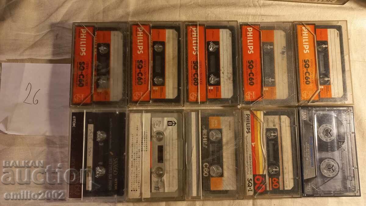 Casete audio 10 buc 26 cu preț 9.00 BGN | € 4.60 Casete audio 10 buc 26 cu preț 9.00 BGN | € 4.60