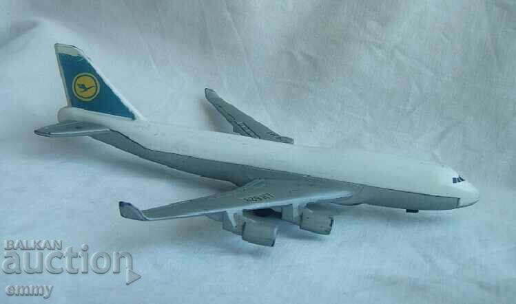 Самолет - метална ламаринена играчка Lufthansa LH629