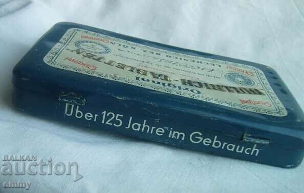Delivery of Metal medicine box, Germany - "Bullrich-tabletten" Delivery of Metal medicine box, Germany - "Bullrich-tabletten"