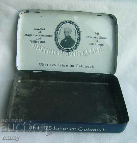 Metal medicine box, Germany - "Bullrich-tabletten" - 5 Metal medicine box, Germany - "Bullrich-tabletten" - 5