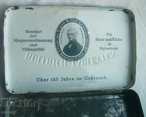 Metal medicine box, Germany - "Bullrich-tabletten" - 6 Metal medicine box, Germany - "Bullrich-tabletten" - 6