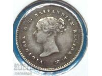 Великобритания 2 пенса 1869 Виктория Маунди сребро