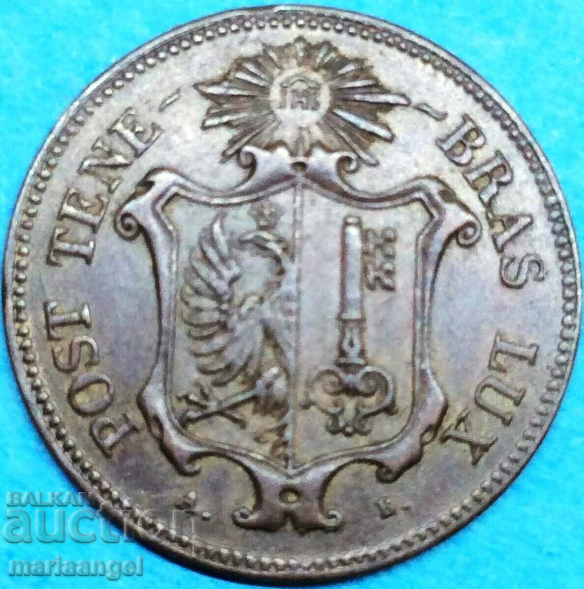 5 сантима 1847 Швейцария кантон Женева