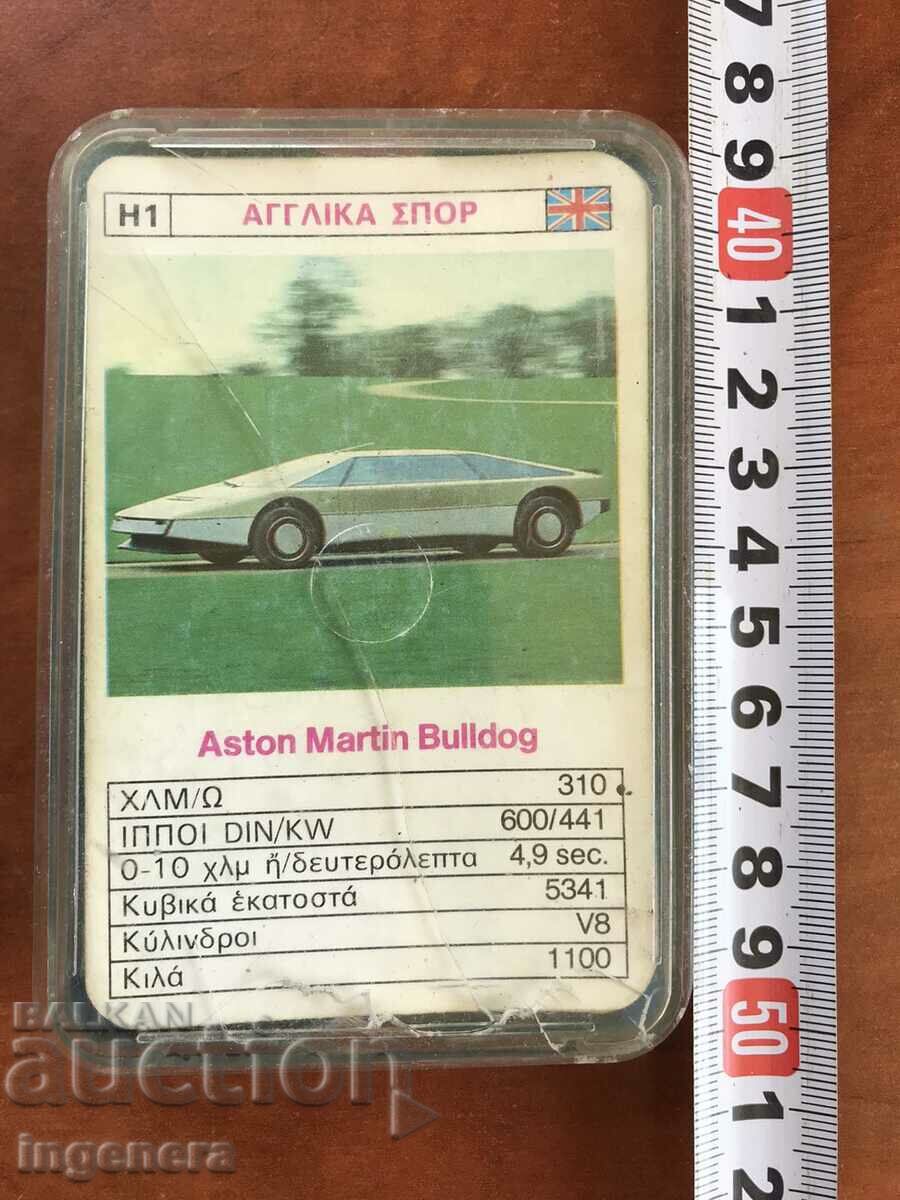 Auction RETRO CAR COLLECTION CARDS TT DATA DECK Auction RETRO CAR COLLECTION CARDS TT DATA DECK