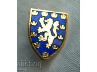 Значка футбол, Англия. Емайл