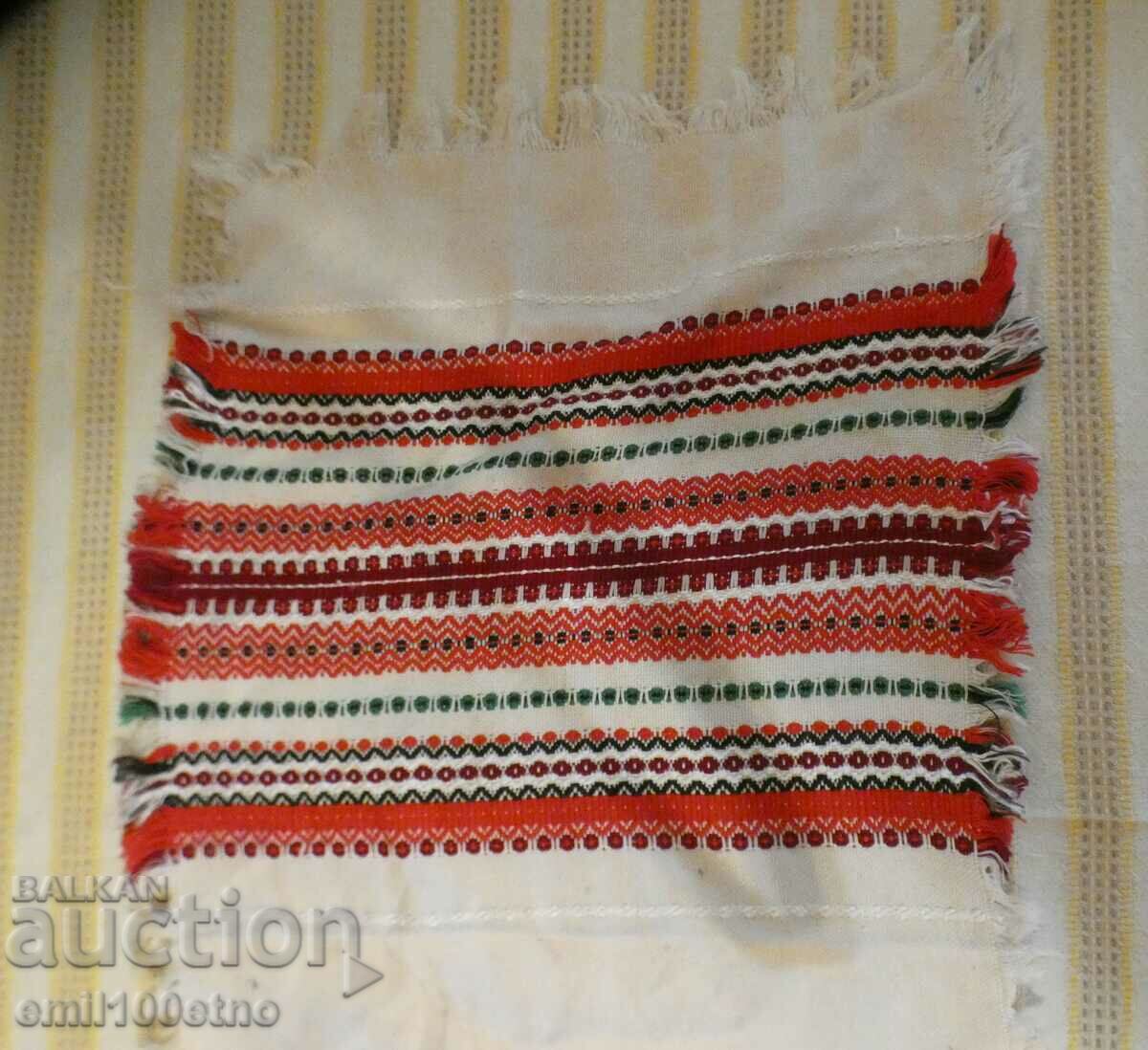 Auction  Old cloth - plaid - tablecloth