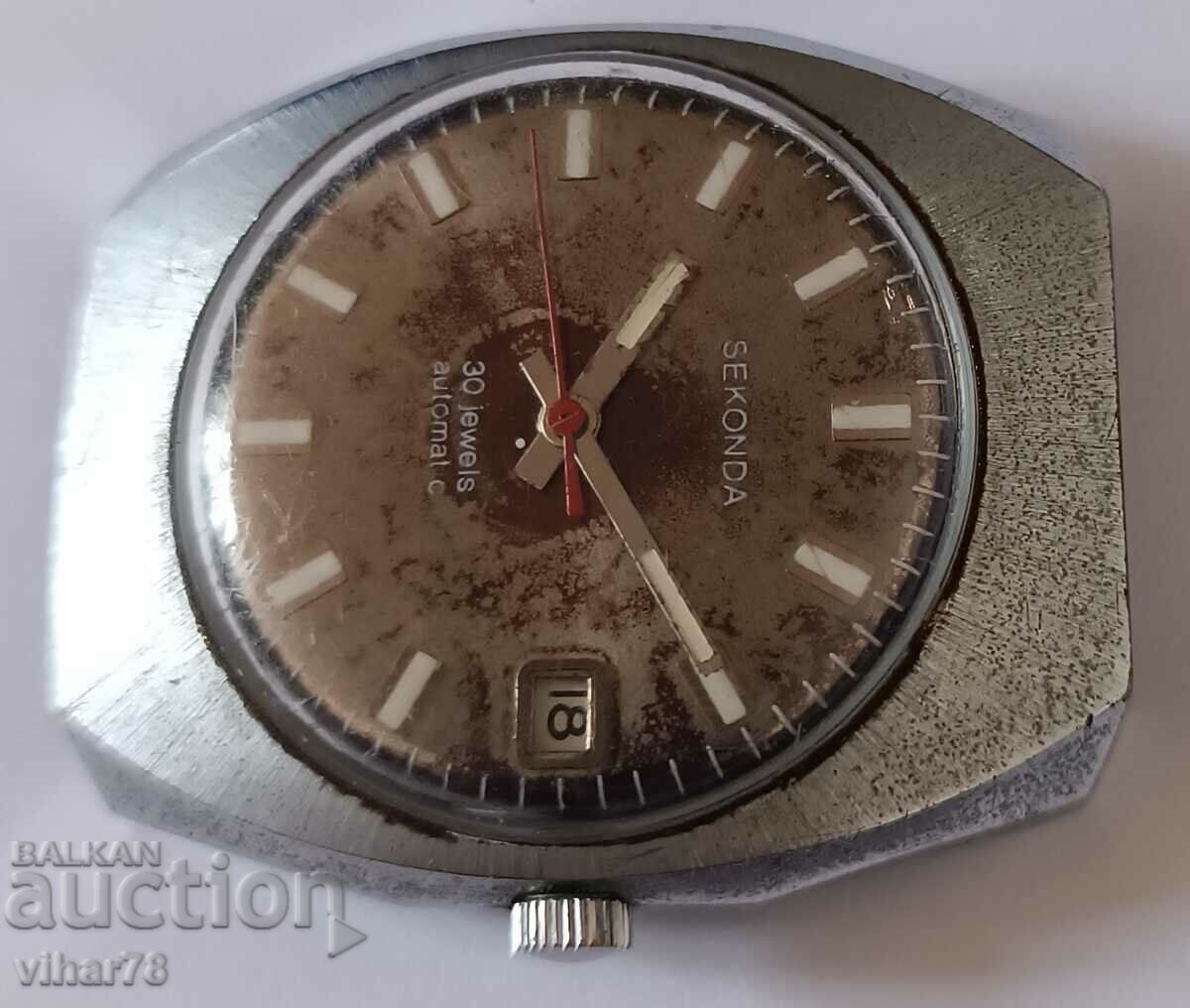 Auction  MEN'S WATCH FLIGHT-SEKONDA AUTOMATIC 30 JEWELS