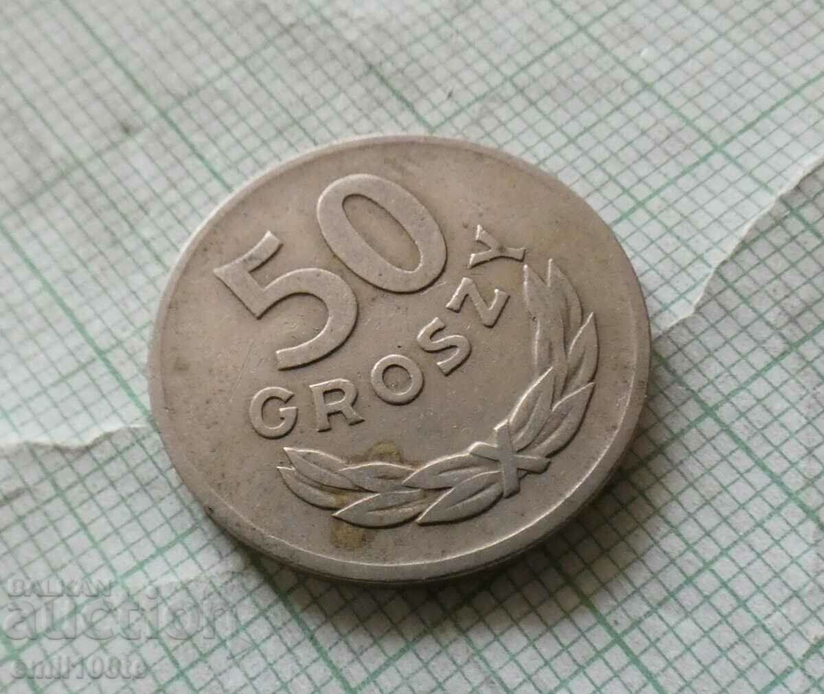 50 groszy 1949. Poland with price 1.50 BGN | € 0.77 50 groszy 1949. Poland with price 1.50 BGN | € 0.77