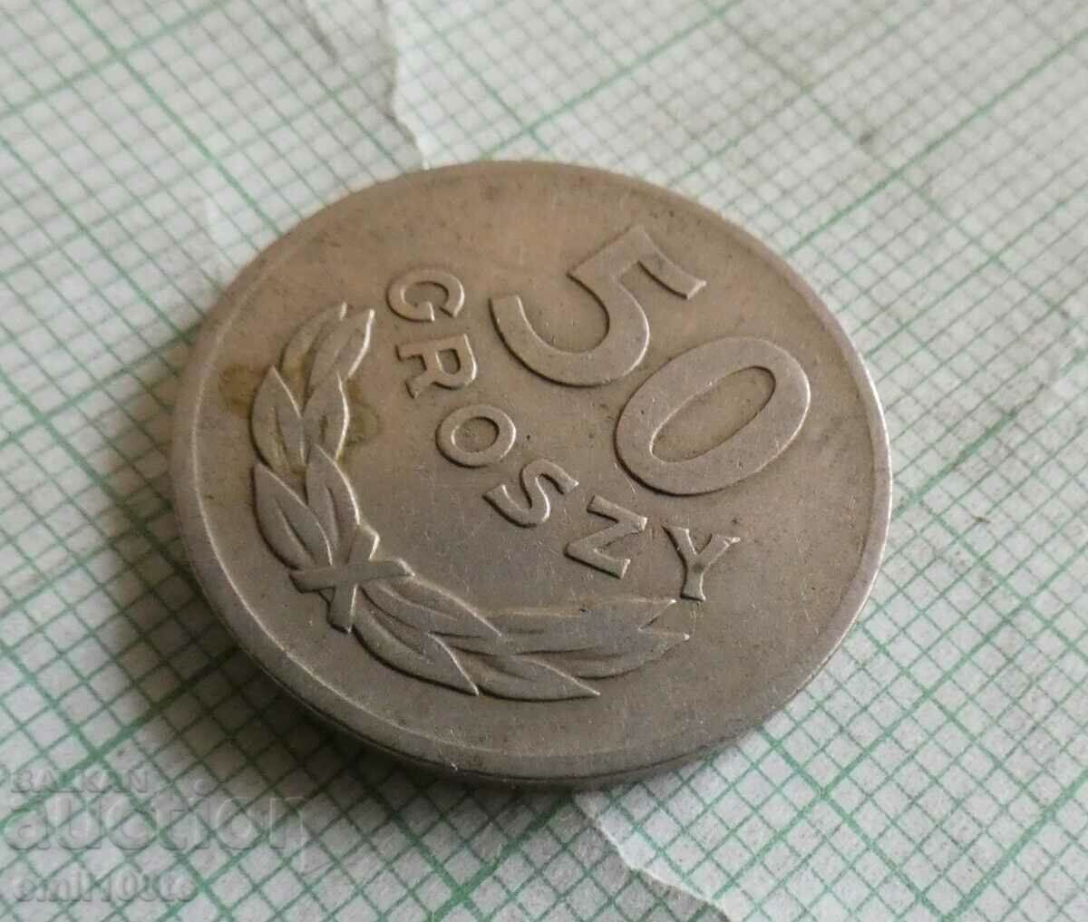 Auction 50 groszy 1949. Poland Auction 50 groszy 1949. Poland