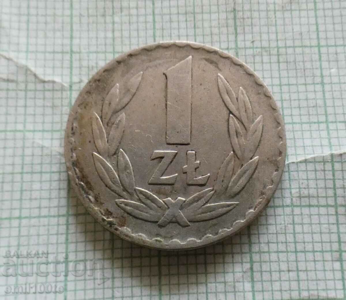 1 злота 1949 г. Полша