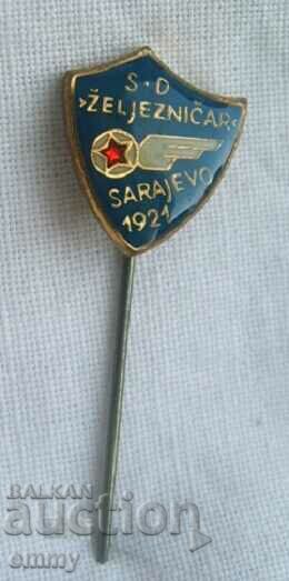 Badge of FC Zelezničar, Sarajevo, Bosnia and Herzegovina