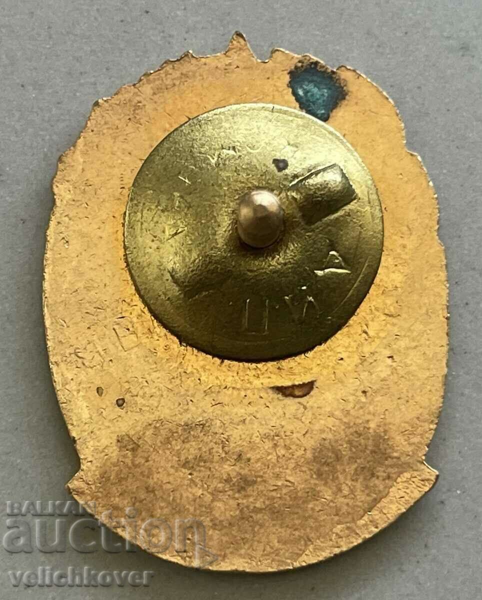 35313 Bulgaria sign Distinction For Community Service enamel screw with price 10.00 BGN | € 5.11