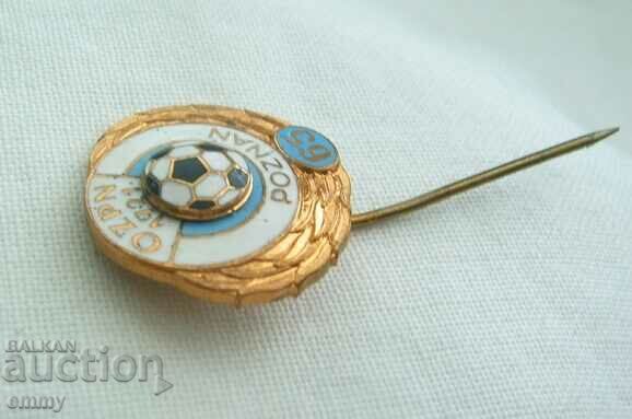 Auction  Badge Poland - 65 years District Football Federation of Poznan, 1986